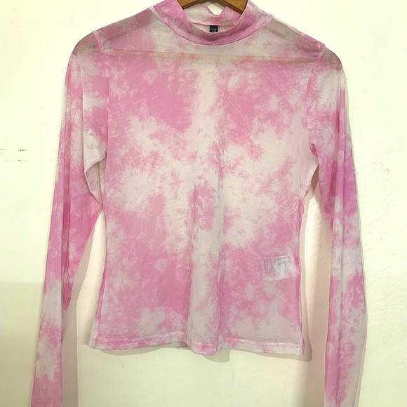 Sheer Inner Tie-Dye Top from H&M